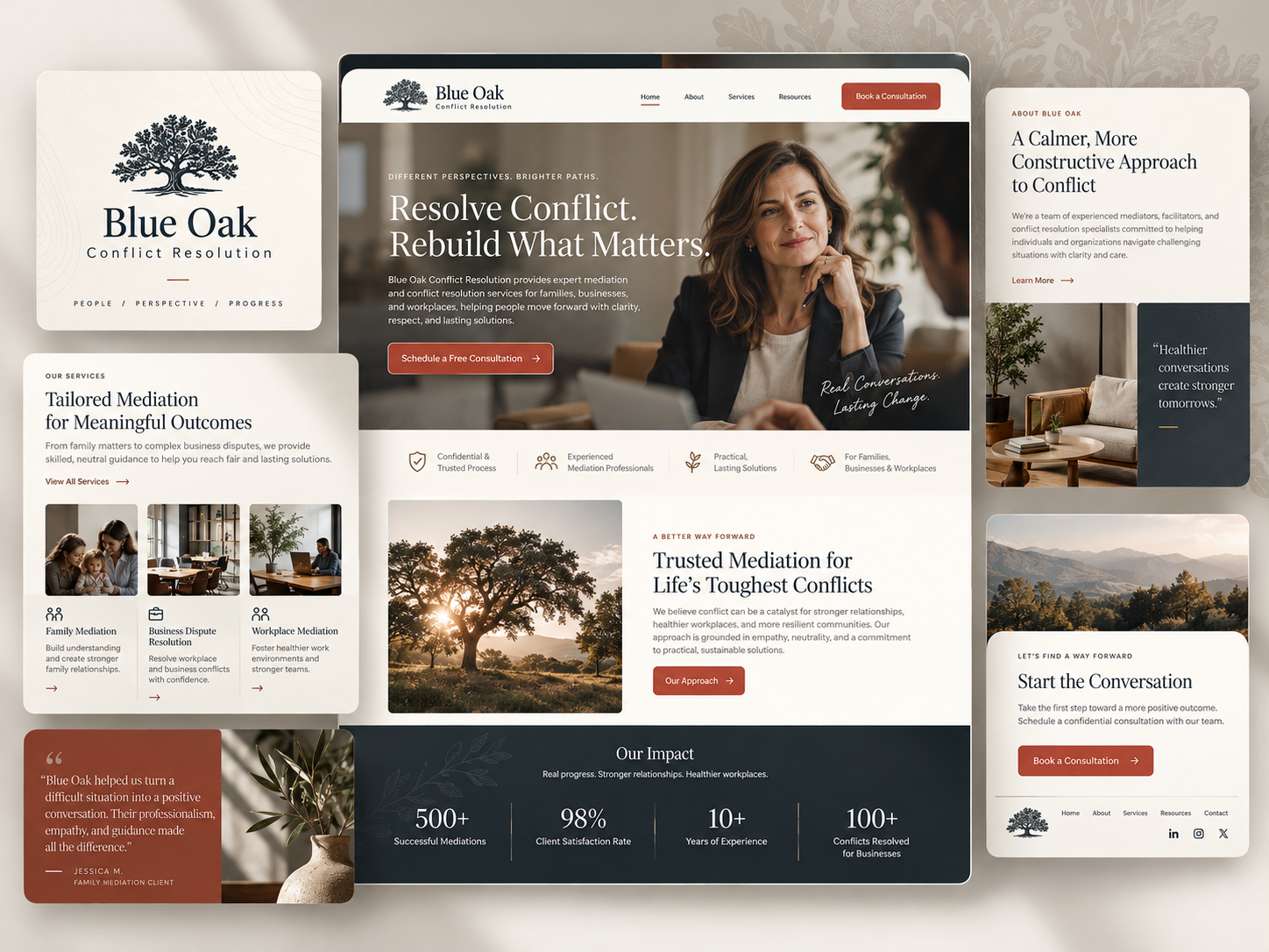 Blue Oak Conflict Resolution — Design Concept